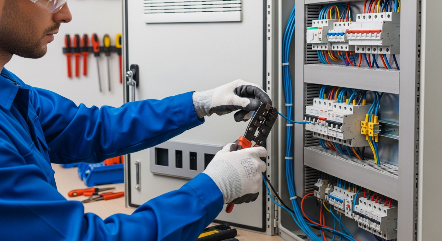 Elektro Gräfe – Eindruck aus dem Betrieb in Lunzenau